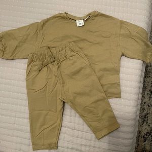 New Zara neutral matching set